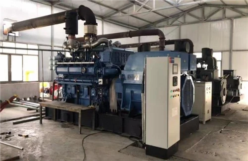 Súprava plynového generátora 1 × 1000 kW (Yuchai 12VCN) pre projekt plynovej ...